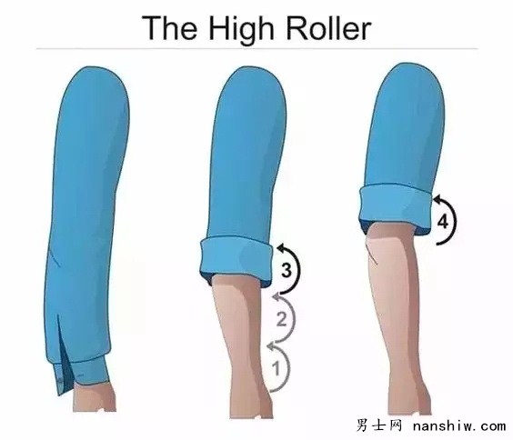 最专业的牛仔服饰卷边技巧