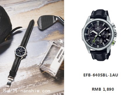 卡西欧EDIFICE EFB-640系列 竞速蓄辉 开启无限的超越可能