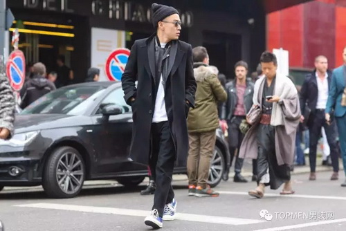 矮个子身高不高 穿长款呢子外套照样有范儿