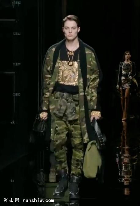 ͶBalmain Fall Winter 2017 Menswear Show