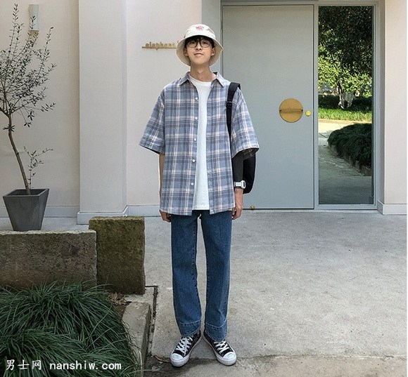 夏天不光有短袖T恤,还有短袖衬衫