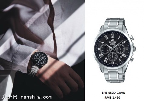 绅士们的时尚轮回 卡西欧EDIFICE EFB-650撩拨着从未远去的复古情怀